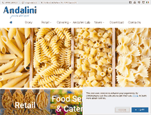 Tablet Screenshot of andalini.it